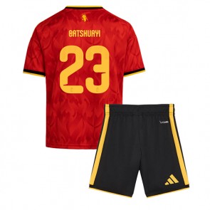 Belgien Michy Batshuayi #23 Replika Hemmatröja Barn VM 2026 Kortärmad (+ Korta byxor)